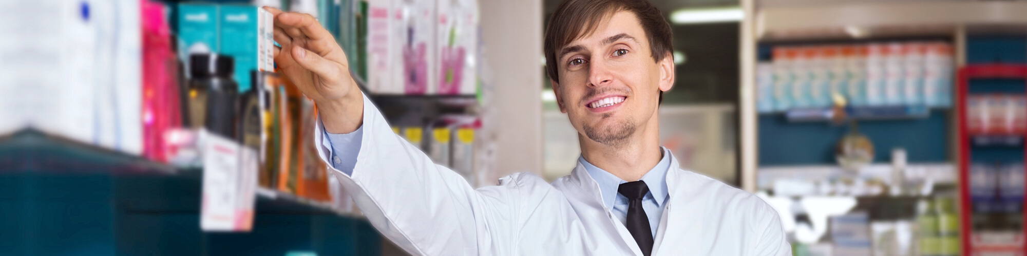 pharmacist smiling