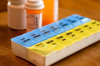 daily medicine drug organizing box